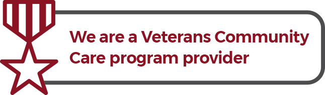 We are a Veterans Community Care program provider